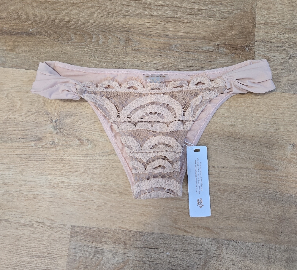 Lace Pink Thong Panties